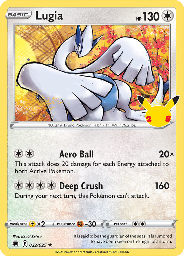 Lugia (022/025) [Celebrations: 25th Anniversary] | Tables and Towers