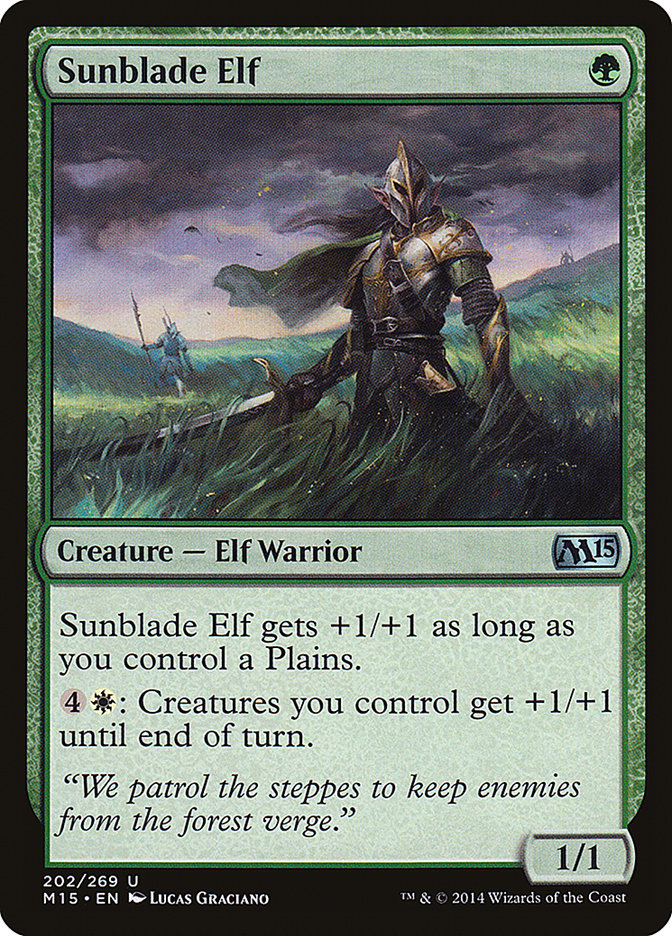 Sunblade Elf [Magic 2015] | Tables and Towers