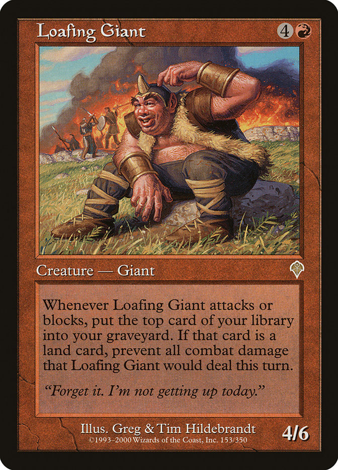 Loafing Giant [Invasion] | Tables and Towers