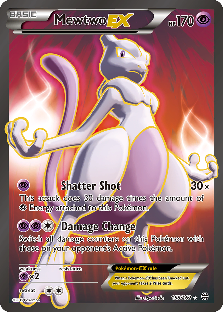 Mewtwo EX (158/162) [XY: BREAKthrough] | Tables and Towers