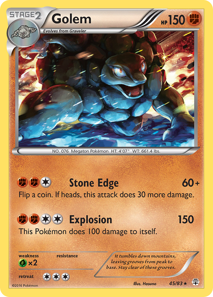 Golem (45/83) [XY: Generations] | Tables and Towers