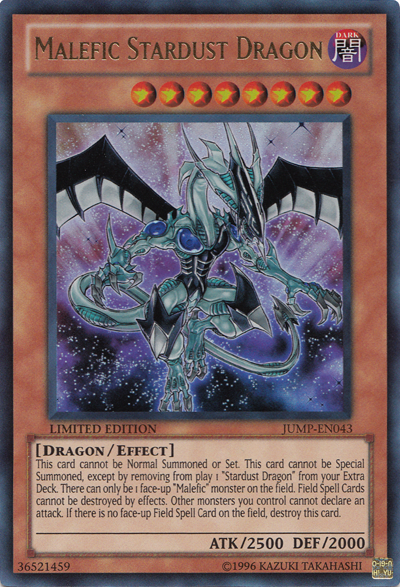 Malefic Stardust Dragon [JUMP-EN043] Ultra Rare | Tables and Towers