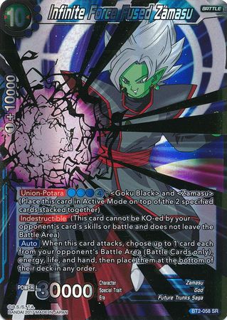 Infinite Force Fused Zamasu (BT2-058) [Union Force] | Tables and Towers