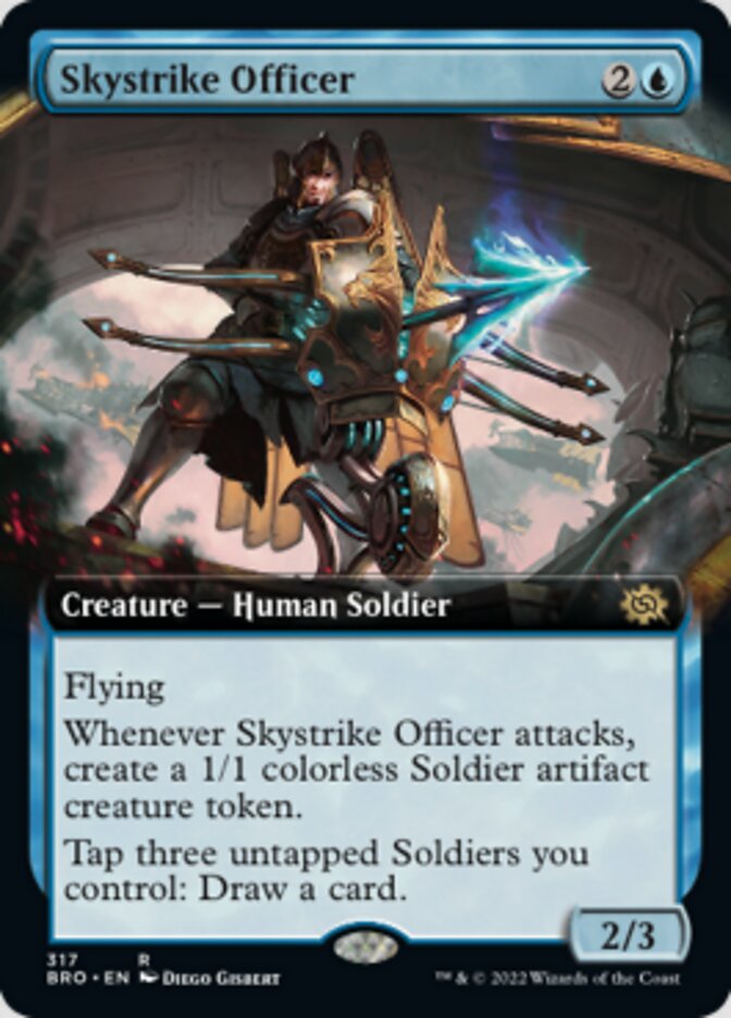 Skystrike Officer (Extended Art) [The Brothers' War] | Tables and Towers