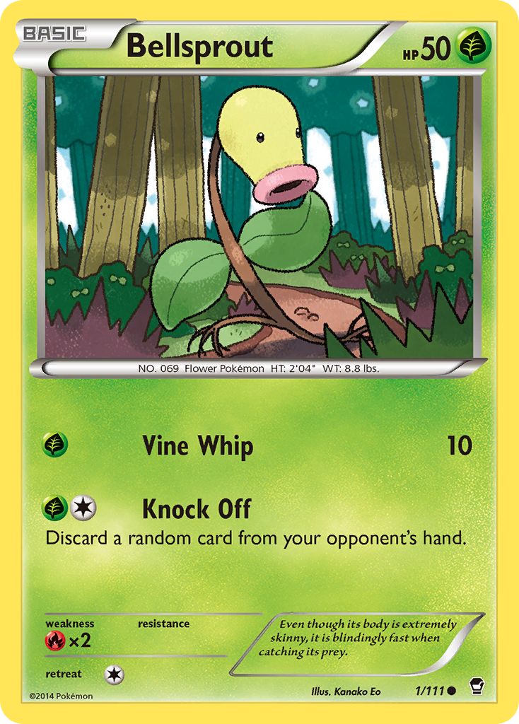 Bellsprout (1/111) [XY: Furious Fists] | Tables and Towers