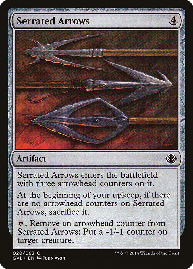 Serrated Arrows (Garruk vs. Liliana) [Duel Decks Anthology] | Tables and Towers