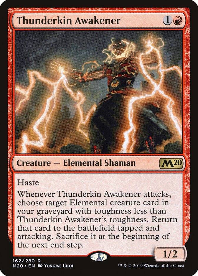 Thunderkin Awakener [Core Set 2020] | Tables and Towers