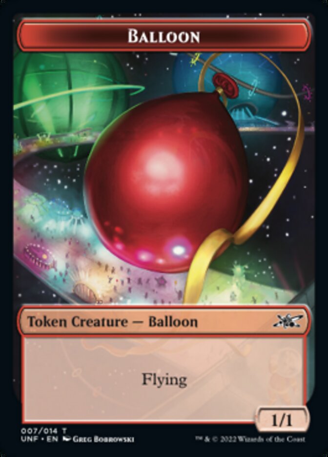 Balloon Token [Unfinity Tokens] | Tables and Towers