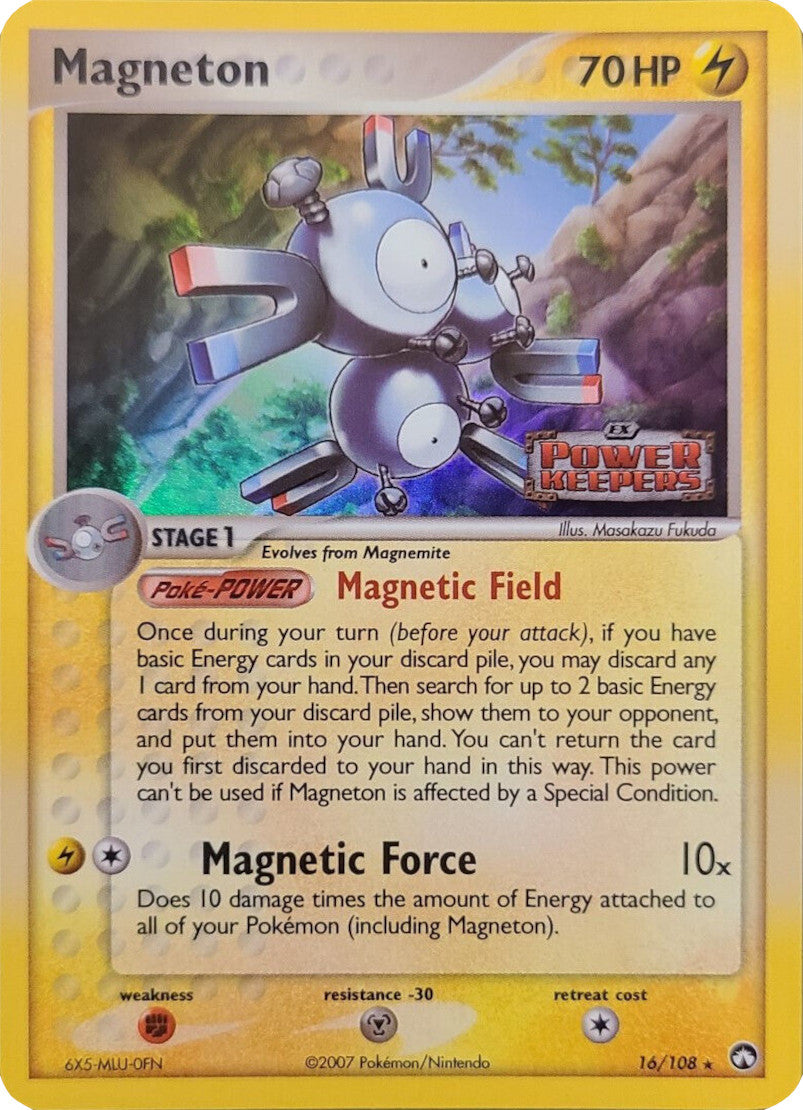 Magneton (16/108) (Stamped) [EX: Power Keepers] | Tables and Towers