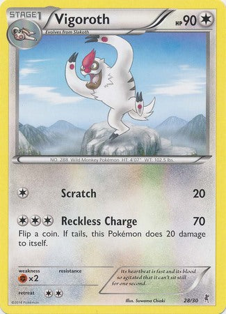 Vigoroth (28/30) [XY: Trainer Kit 1 - Bisharp] | Tables and Towers