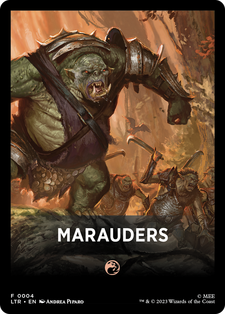 Marauders Theme Card [The Lord of the Rings: Tales of Middle-Earth Tokens] | Tables and Towers