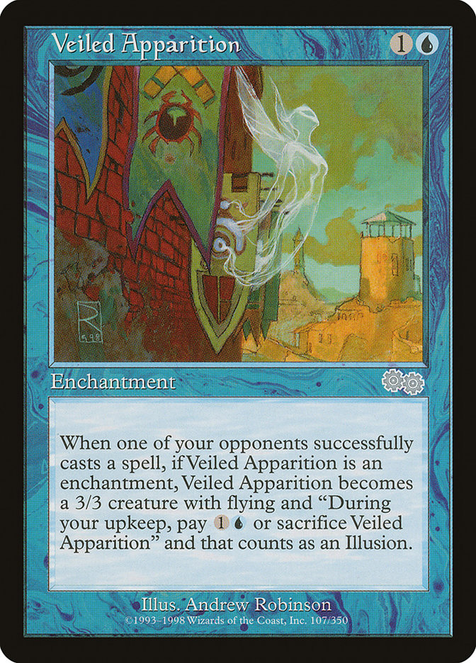 Veiled Apparition [Urza's Saga] | Tables and Towers