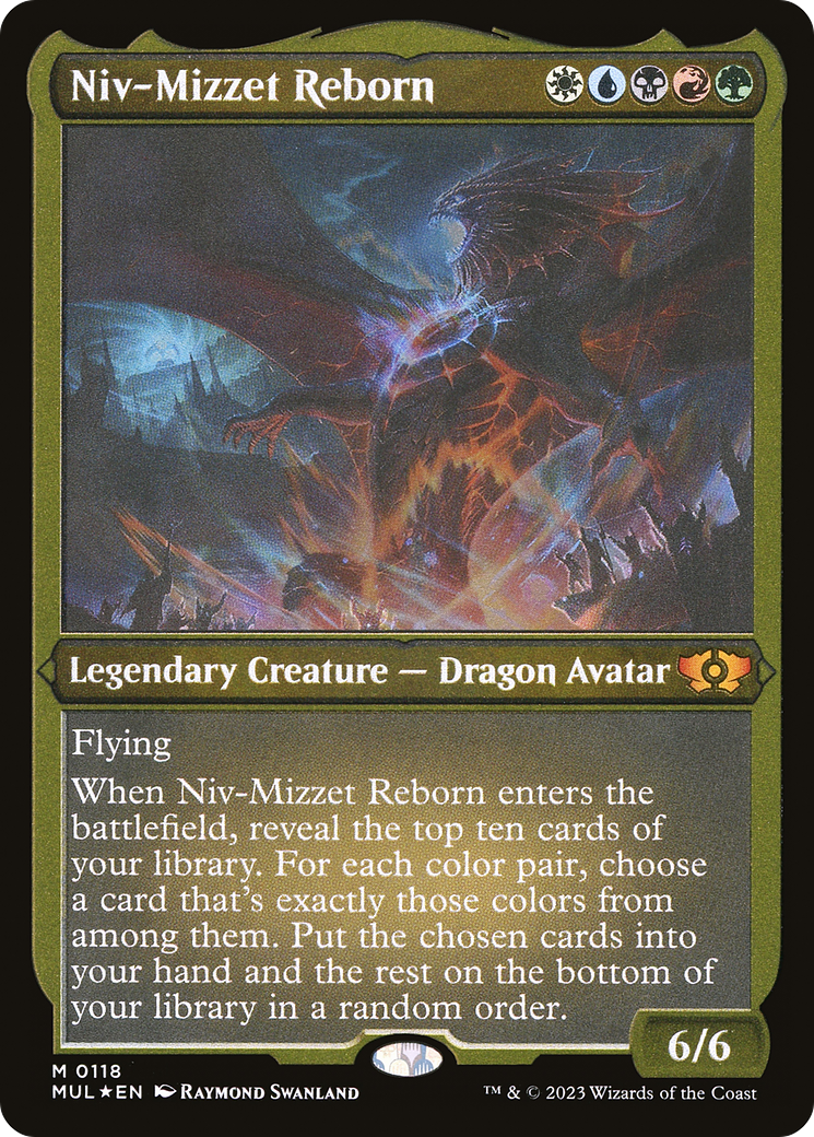 Niv-Mizzet Reborn (Foil Etched) [Multiverse Legends] | Tables and Towers