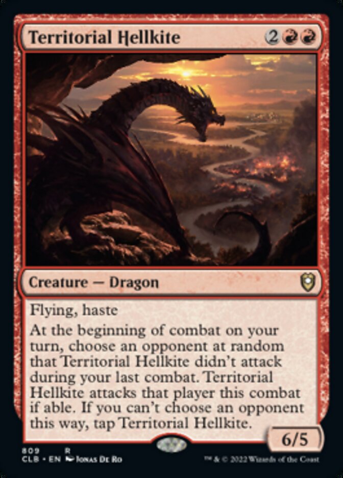 Territorial Hellkite [Commander Legends: Battle for Baldur's Gate] | Tables and Towers