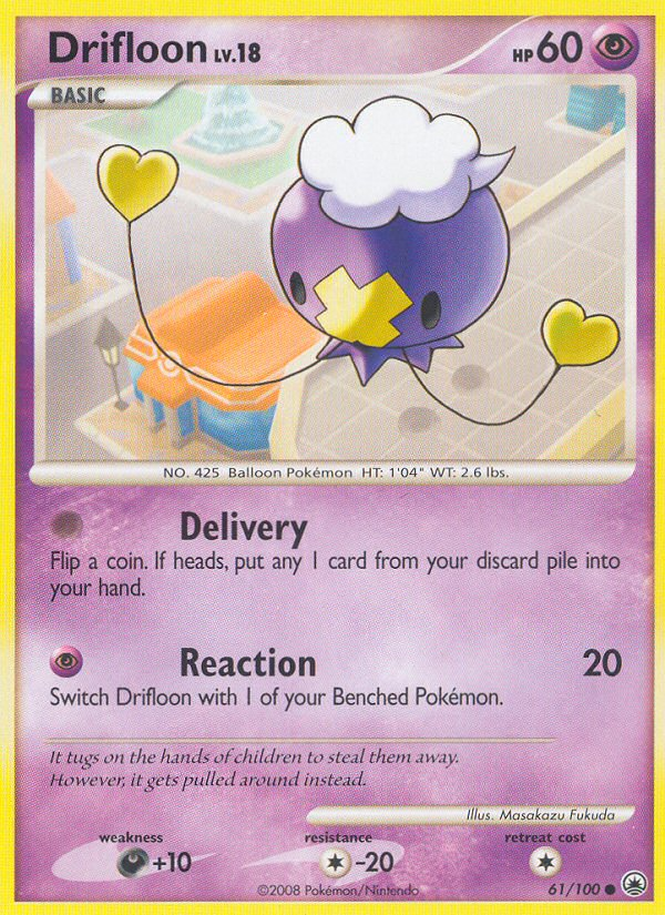 Drifloon (61/100) [Diamond & Pearl: Majestic Dawn] | Tables and Towers