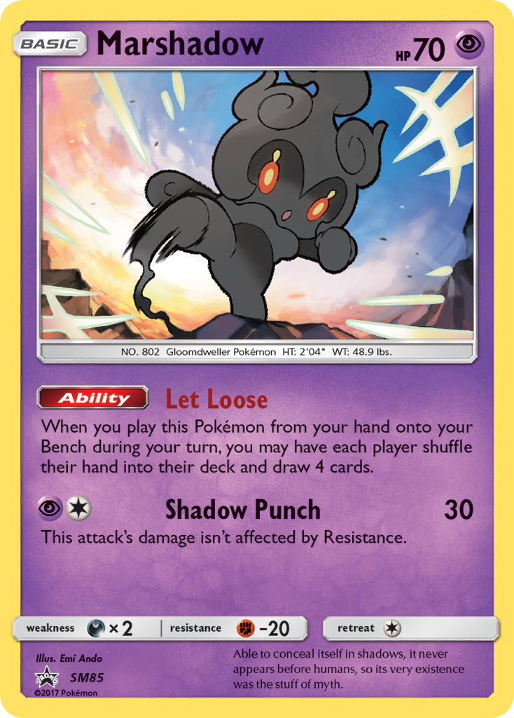 Marshadow (SM85) [Sun & Moon: Black Star Promos] | Tables and Towers