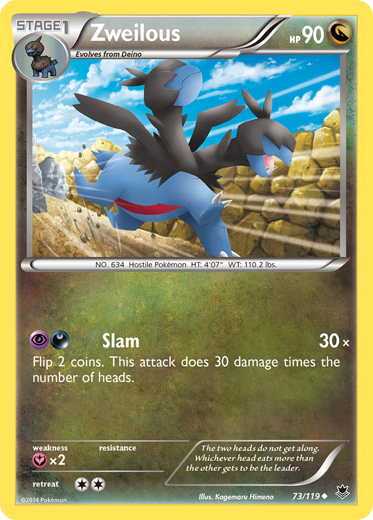 Zweilous (73/119) [XY: Phantom Forces] | Tables and Towers