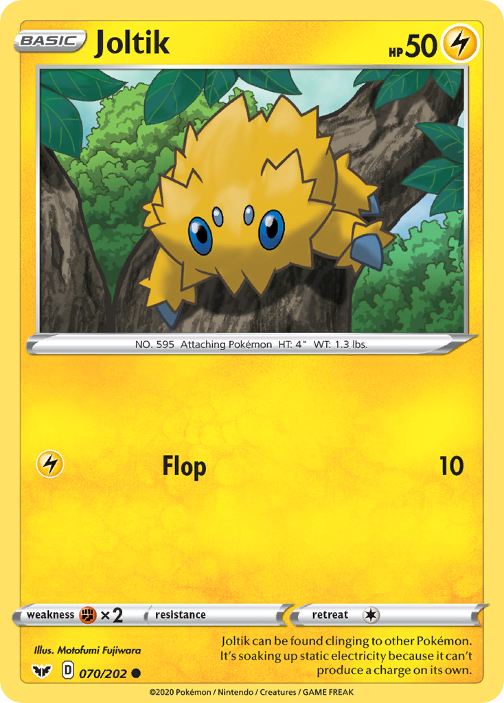 Joltik (070/202) [Sword & Shield: Base Set] | Tables and Towers