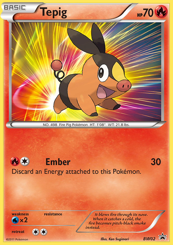 Tepig (BW02) [Black & White: Black Star Promos] | Tables and Towers