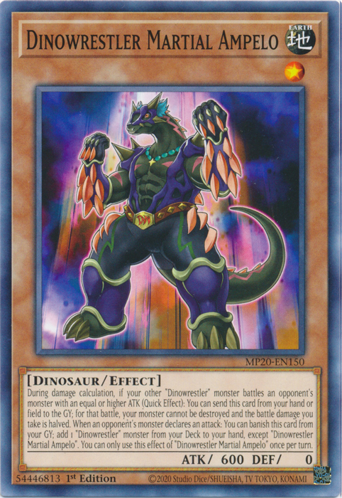 Dinowrestler Martial Ampelo [MP20-EN150] Common | Tables and Towers