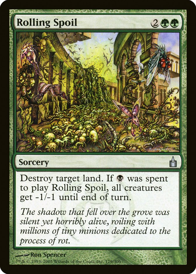 Rolling Spoil [Ravnica: City of Guilds] | Tables and Towers