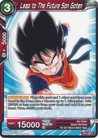 Leap to The Future Son Goten (BT2-008) [Union Force] | Tables and Towers