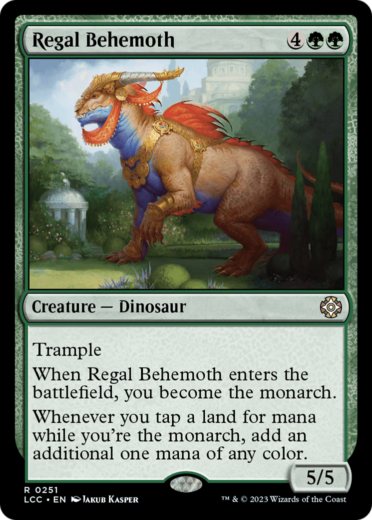 Regal Behemoth [The Lost Caverns of Ixalan Commander] | Tables and Towers