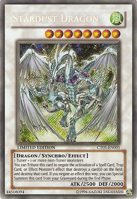 Stardust Dragon [CT05-EN001] Secret Rare | Tables and Towers