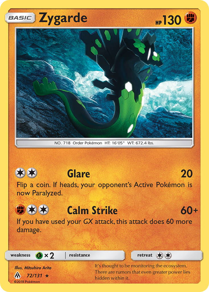 Zygarde (72/131) [Sun & Moon: Forbidden Light] | Tables and Towers