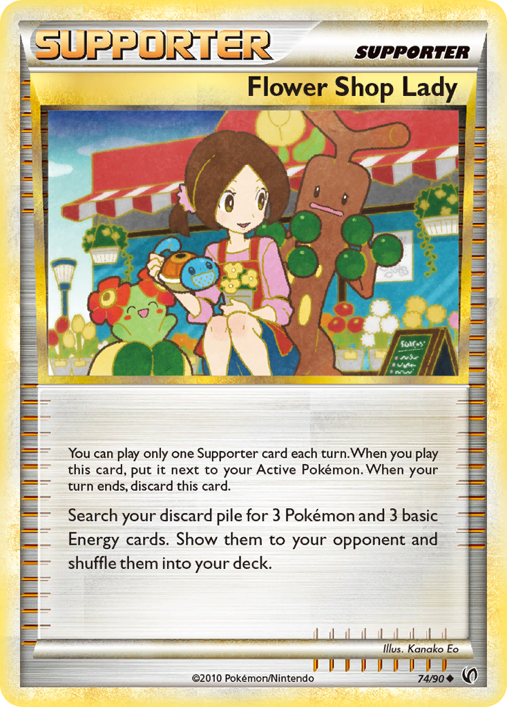 Flower Shop Lady (74/90) [HeartGold & SoulSilver: Undaunted] | Tables and Towers