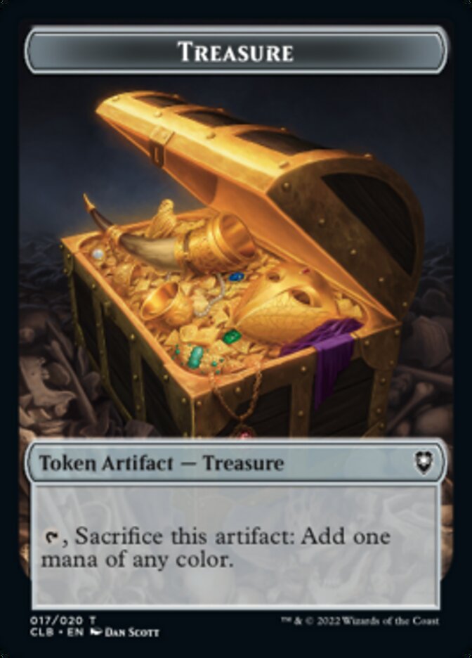 Treasure Token [Commander Legends: Battle for Baldur's Gate Tokens] | Tables and Towers