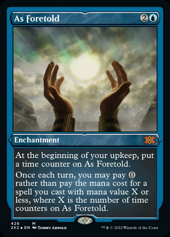 As Foretold (Foil Etched) [Double Masters 2022] | Tables and Towers