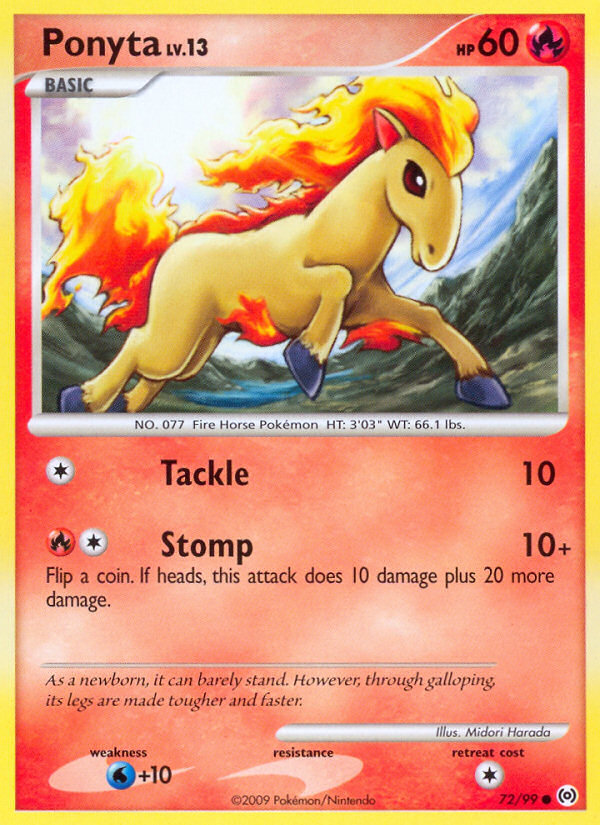 Ponyta (72/99) [Platinum: Arceus] | Tables and Towers