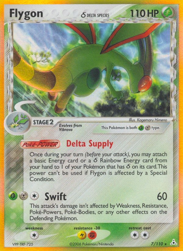 Flygon (7/110) (Delta Species) [EX: Holon Phantoms] | Tables and Towers