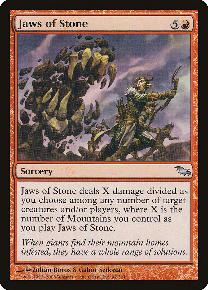 Jaws of Stone [Shadowmoor] | Tables and Towers