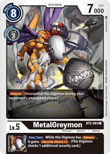 MetalGreymon [BT2-063] [Release Special Booster Ver.1.0] | Tables and Towers