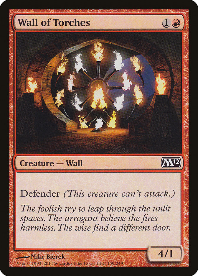 Wall of Torches [Magic 2012] | Tables and Towers