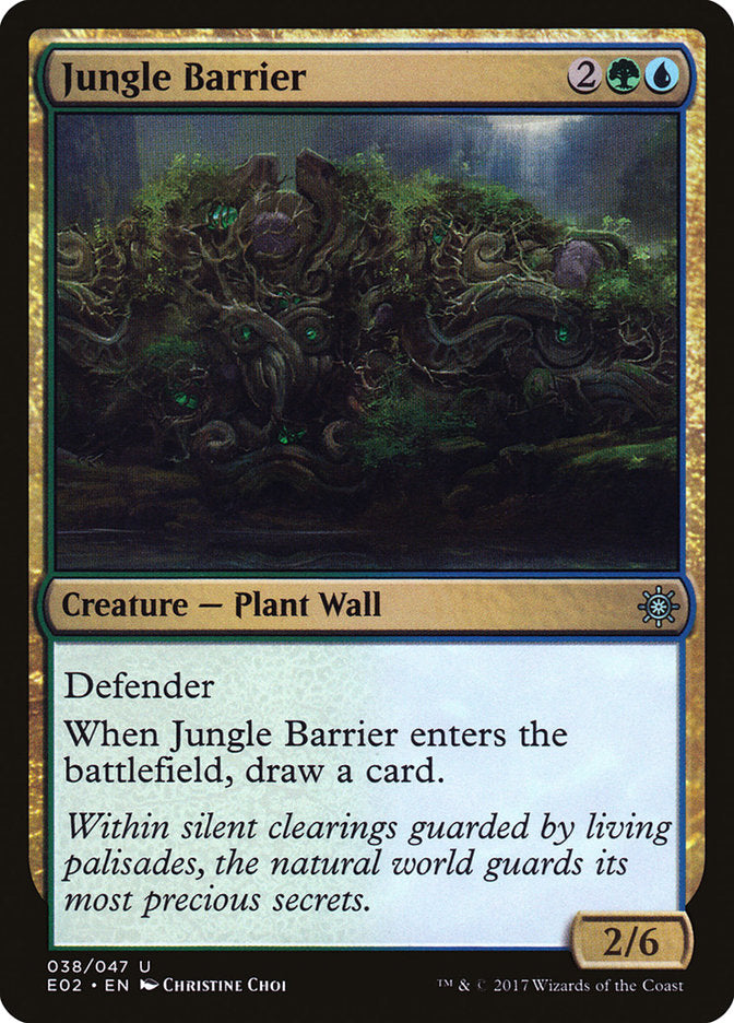 Jungle Barrier [Explorers of Ixalan] | Tables and Towers