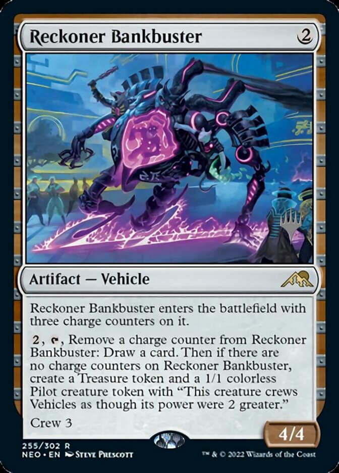 Reckoner Bankbuster (Promo Pack) [Kamigawa: Neon Dynasty Promos] | Tables and Towers