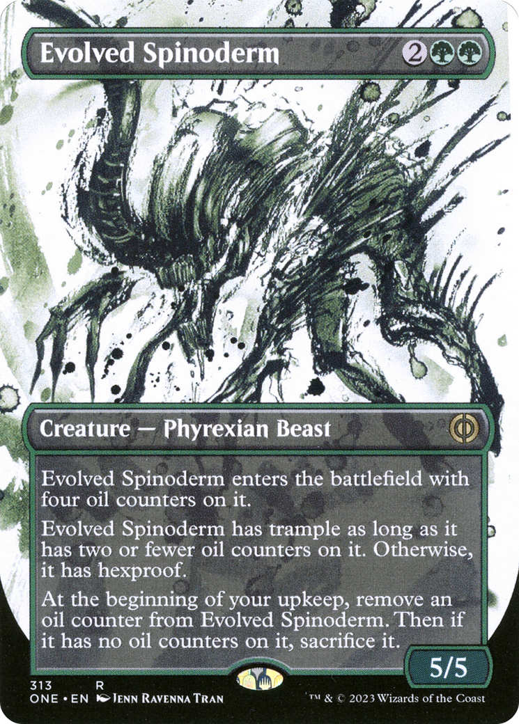 Evolved Spinoderm (Borderless Ichor) [Phyrexia: All Will Be One] | Tables and Towers