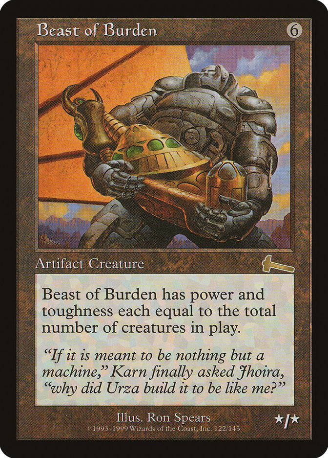 Beast of Burden [Urza's Legacy] | Tables and Towers