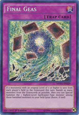 Final Geas [MVP1-ENS29] Secret Rare | Tables and Towers