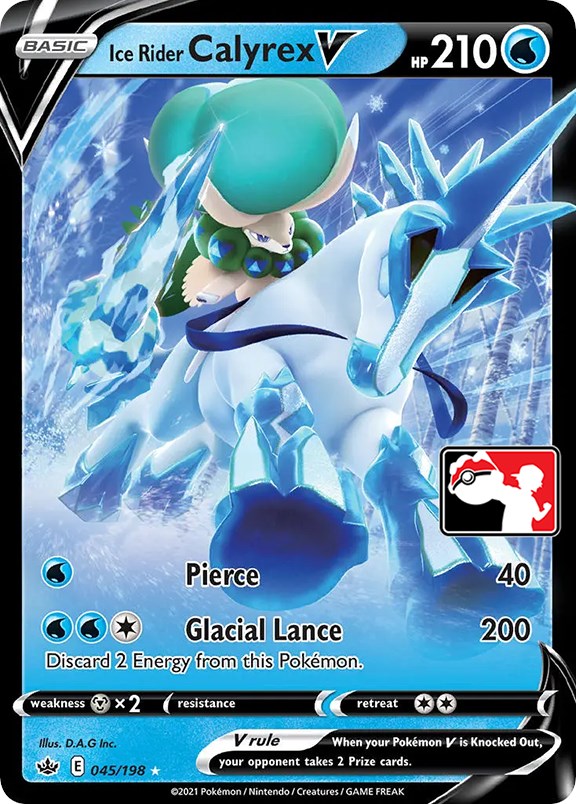 Ice Rider Calyrex V (045/198) [Prize Pack Series One] | Tables and Towers