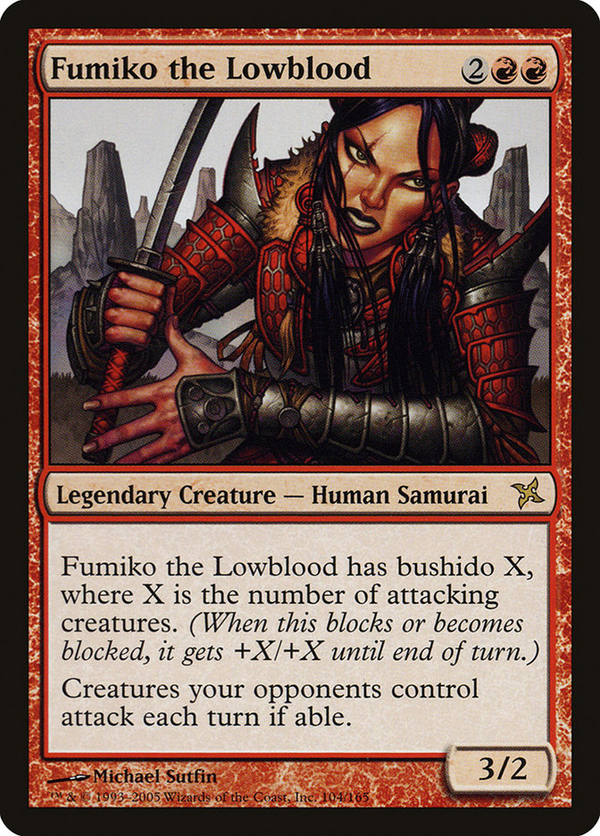 Fumiko the Lowblood [Betrayers of Kamigawa] | Tables and Towers