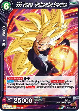 SS3 Vegeta, Unstoppable Evolution (BT11-129) [Vermilion Bloodline] | Tables and Towers