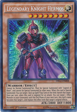 Legendary Knight Hermos [DRL2-EN008] Secret Rare | Tables and Towers