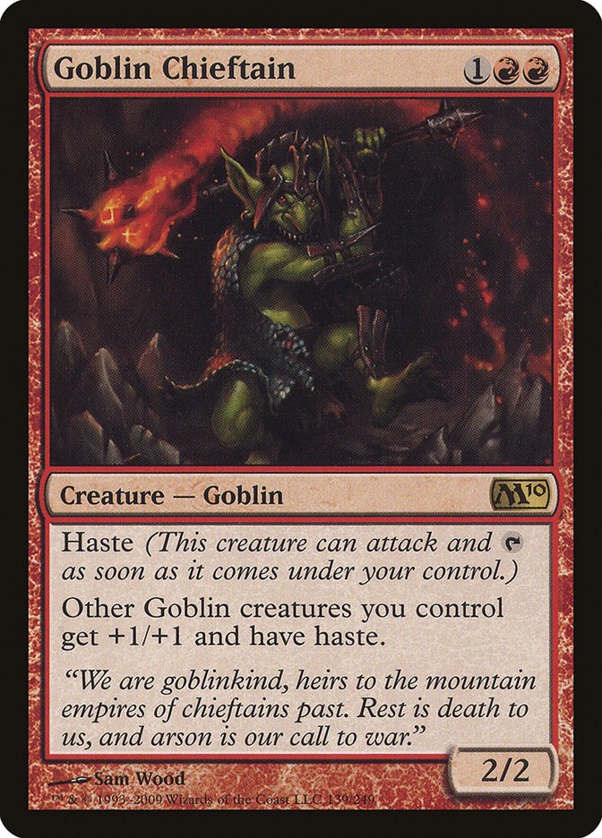 Goblin Chieftain [Magic 2010] | Tables and Towers