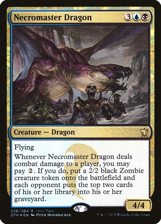 Necromaster Dragon (Intro Pack) [Dragons of Tarkir Promos] | Tables and Towers