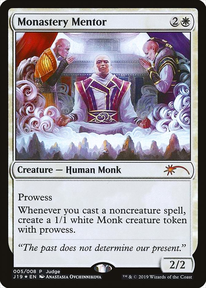 Monastery Mentor [Judge Gift Cards 2019] | Tables and Towers