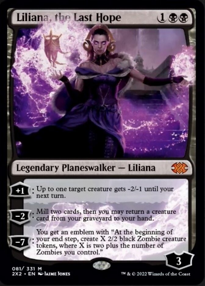 Liliana, the Last Hope [Double Masters 2022] | Tables and Towers